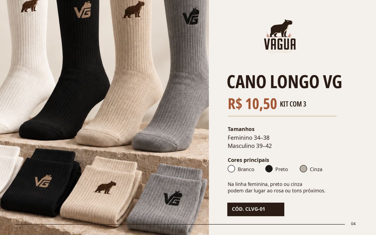 Catálogo, cano longo VG